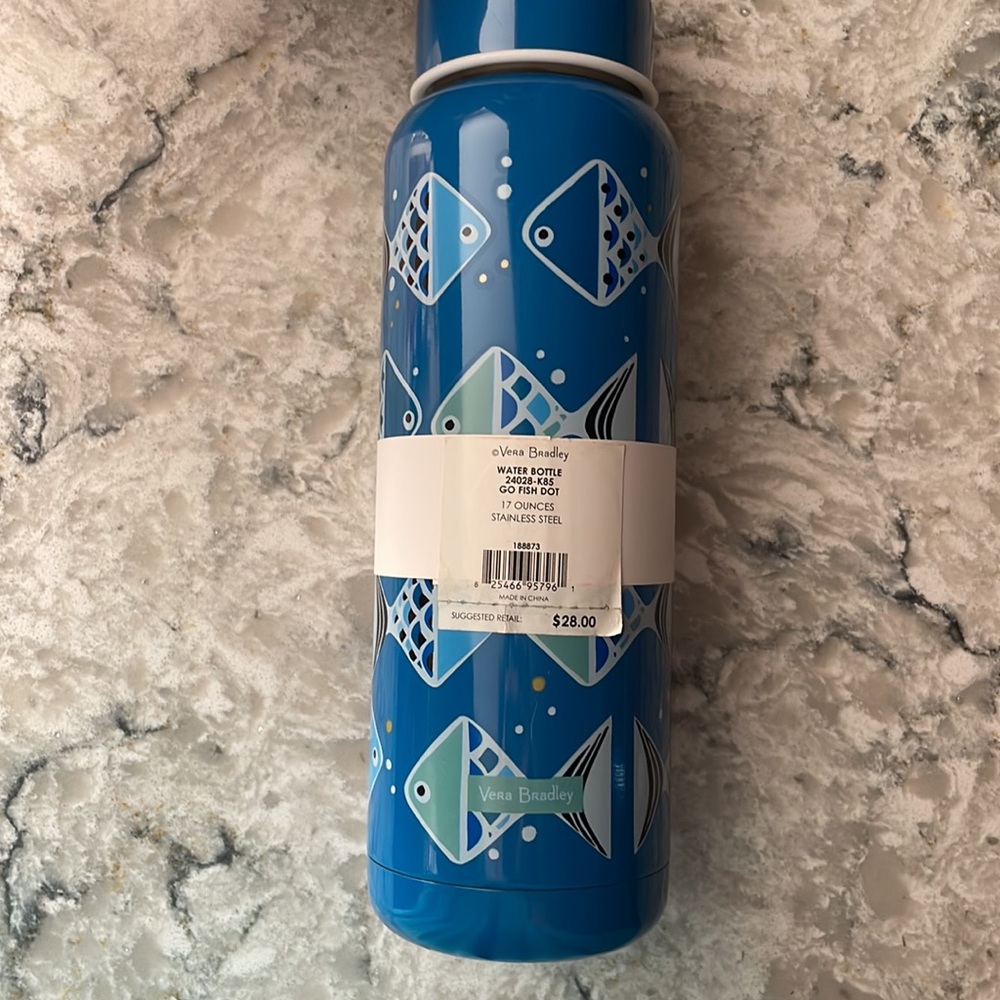 NWT vera bradley stainless steel water bottle - Picture 3 of 4